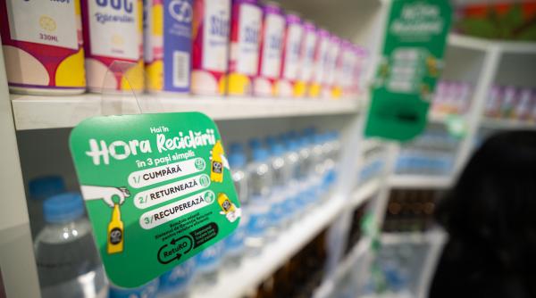 Românii reciclează 9 milioane de PET-uri pe zi. Ministrul Mediului: "Sistemul de garanţie-returnare funcţionează bine"