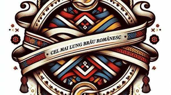 1000 de români din Germania au țesut cel mai lung brâu din lume: "Scriem istorie. Vin cei de la Guiness Book" 