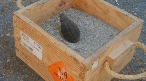 Grenadă găsită la poarta casei familiei Tonciu. Școala din zonă a fost evacuată!