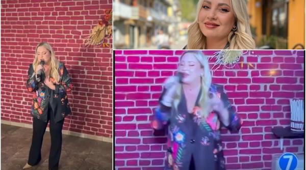 O cântăreață româncă a făcut senzație la o televiziune din Italia. AVA a primit ropote de aplauze