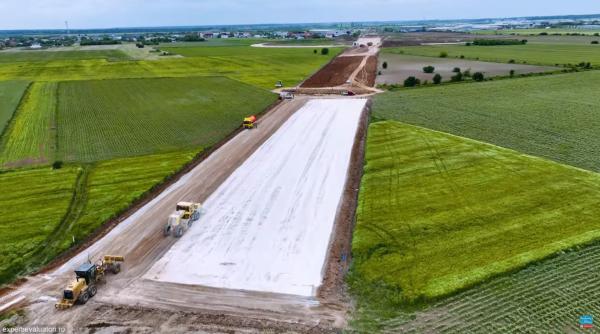 Cum avansează lucrările pe cel mai nou tronson din Autostrada Bucureștiului, A0, lot 3 nord. Se prioritizeză nodul A0-DN2