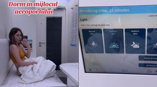 Româncă, uimită de cabinele de dormit din aeroportul din Munchen: „O soluție salvatoare pentru oboseala acumulată în timpul călătoriilor”