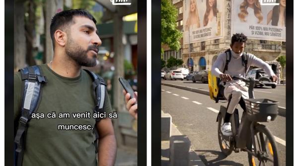 Curier pakistanez, supărat că șoferii români îl claxonează mereu: "E dificil pentru mine"