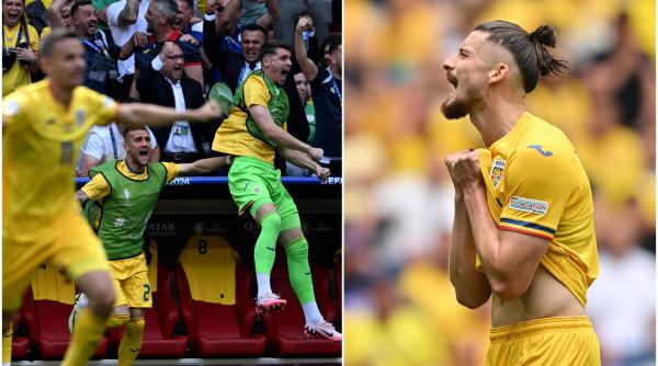 România - Ucraina 3-0. Victorie superbă în primul meci al naționalei la EURO 2024