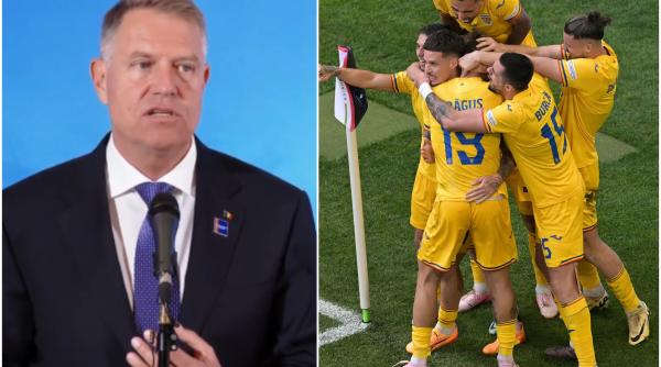 "S-a trezit ficusu'!". Iohannis, ironizat de mii de români după ce a felicitat naționala României: "Așa tare au strigat oamenii, că v-au trezit?"