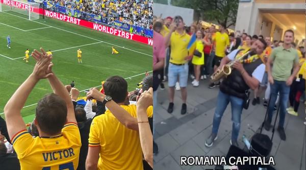 Imagini virale. Românii au făcut o horă uriașă la Munchen după victoria naționalei