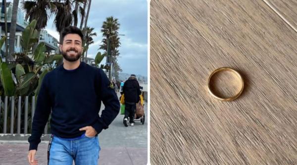 Un italian a devenit eroul unei mirese care și-a pierdut verigheta. ”Părinții și bunicii m-au învățat să fiu cinstit și onest în viață”