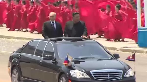 Putin a primit cadou de la Kim Jong Un doi câini de vânătoare