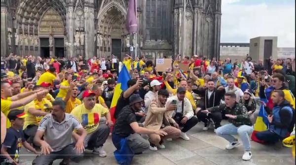 Romania - Belgia: suporterii români fac spectacol și la Köln înainte de meci. Previziuni rezultat. VIDEO