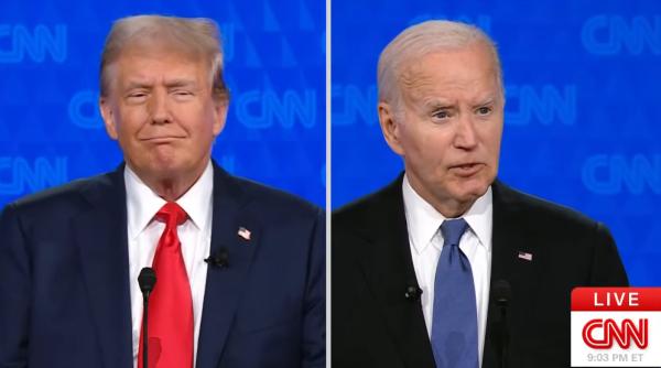 Biden către Trump, în prima lor dezbatere televizată: "Tu eşti fraierul, tu eşti ratatul!"