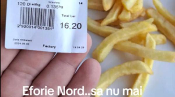 Cât au ajuns să coste 100 de grame de cartofi prăjiți la Eforie Nord. Prețuri din altă galaxie