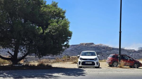 Incendiu de vegetație în Grecia. Martor român: „Peste zece mii de turiști și localnici au fost evacuați de urgență”