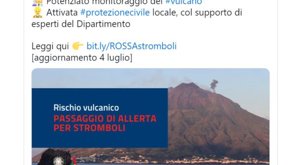 Alertă roșie. Autoritățile din Italia ridică nivelul de alertă în cazul vulcanului Stromboli