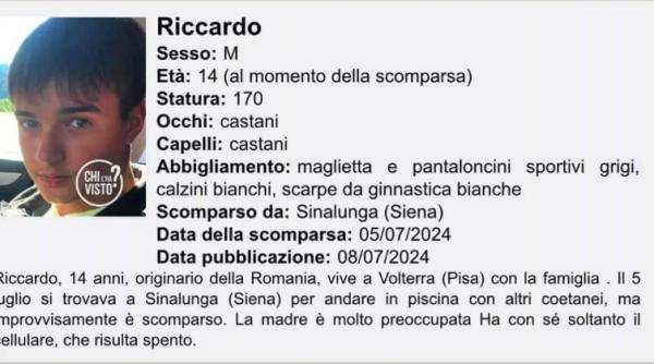 Un minor a dispărut în Italia de cinci zile. Mama sa este distrusă: „Dacă voia să se întoarcă în România?”