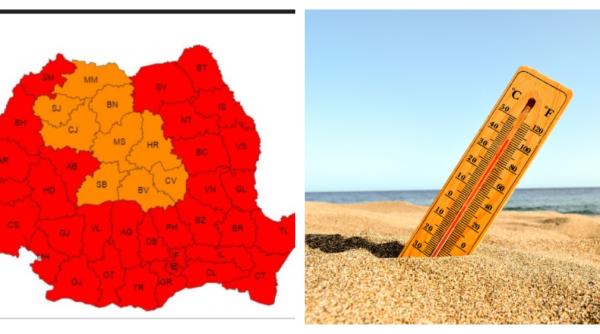 Cod roșu de caniculă. România se topește la temperaturi de peste 40 de grade Celsius 