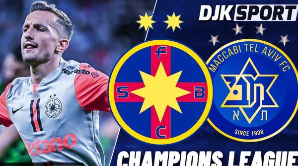 FCSB  - Macabi Tel Aviv, live în Champions League. Rezultat final 