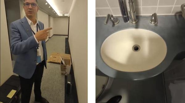 Șoșoacă și Lazarus, nemulțumiți de birourile primite în PE. ”Chiuveta zici că e dintr-un hotel leșinat” 