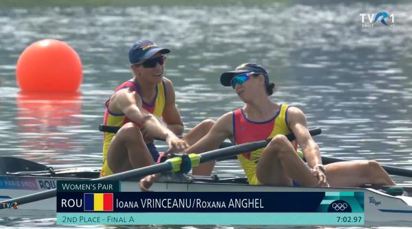 Argint pentru România la dublu rame feminin la Jocurile Olimpice 2024: Ioana Vrînceanu și Roxana Anghel încheie pe podium 