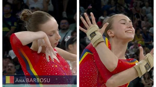 Gimnastică: Ana Maria Bărbosu ratează medalia de bronz la sol, după ce SUA au depus contestație. Ar fi fost prima medalie după 12 ani