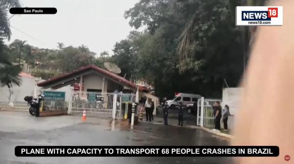 Un avion cu 62 de persoane la bord s-a prăbușit peste un cartier rezidențial din Brazilia