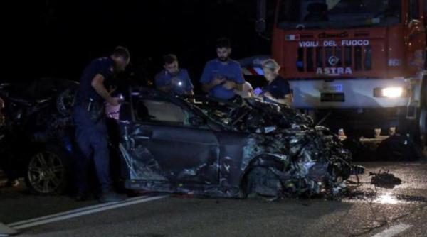 Accident tragic în Italia: Un român a decedat după ce mașina a căzut de pe pod în râu; Soția sa a supraviețuit