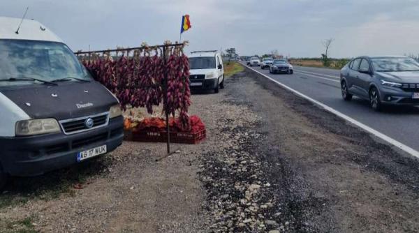 Li s-a pus gând rău vânzătorilor de ceapă și usturoi de pe marginea drumurilor: DRDP: "Pun în pericol siguranța rutieră" 