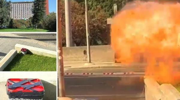 Un pachet suspect a explodat în fața unei clădiri guvernamentale din Italia / VIDEO