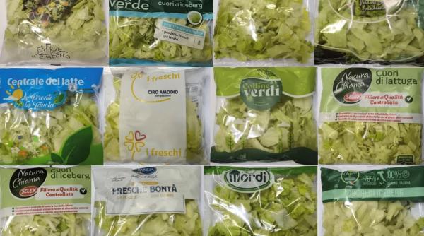 Mai multe loturi de salate contaminate cu Listeria, retrase din supermarketurile din Italia