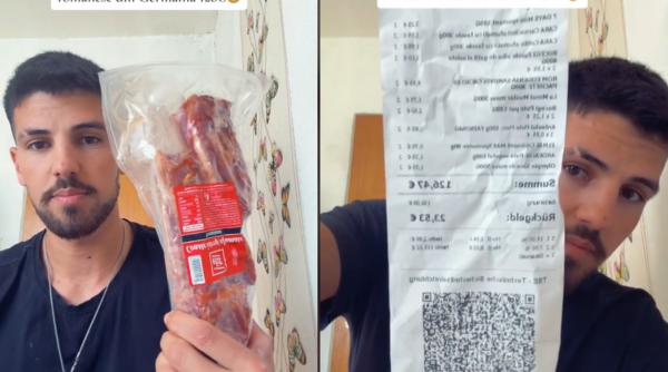 Un român din Germania arată ce poți cumpăra cu 126 de euro din magazinul românesc. „Mult sau puțin?” - VIDEO