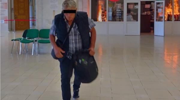 Bărbatul care a încercat să incendieze Palatul Parlamentului a fost identificat