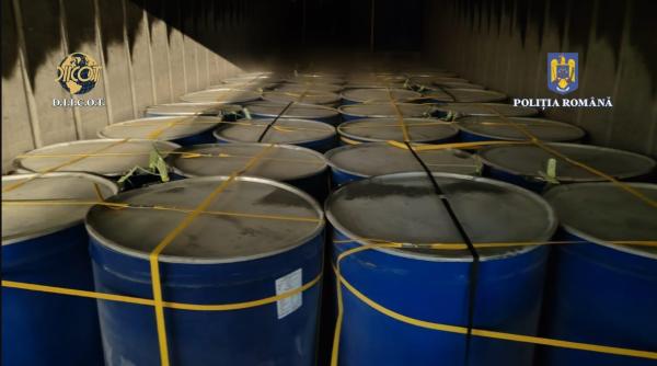 Captură record de droguri în România: Cocaină ascunsă în 15 tone de pulpă de fructe congelată provenită din Ecuador