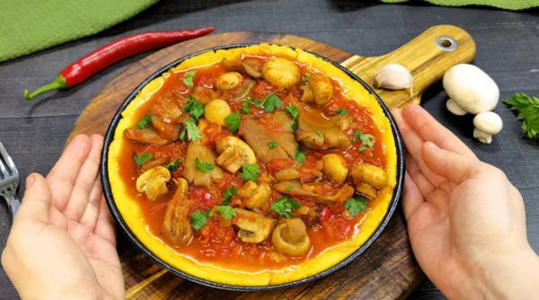 Tocăniță de porc cu ciuperci în stil asiatic – O explozie de arome și savoare