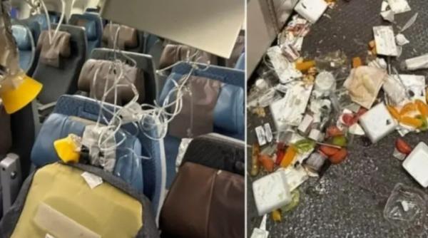 Clipe de groază într-un avion cu destinația Roma. Un pasager a făcut infarct, după zeci de minute de turbulențe severe