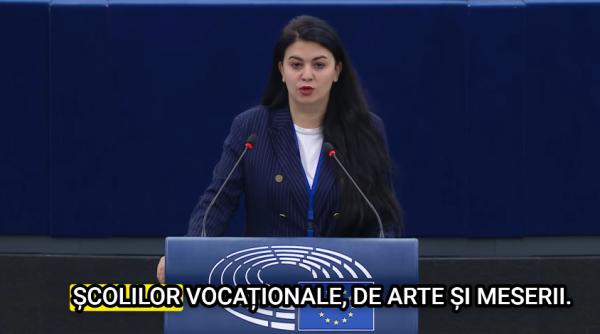 Georgiana Teodorescu, în plenul Parlamentului European: România are nevoie urgentă de redeschiderea școlilor de arte și meserii - VIDEO