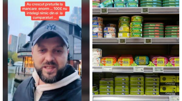 Român din Anglia, dezamăgit de creșterea prețurilor: "De 100 de lire nu mai iei nimic". Ce i-au transmis conaționalii