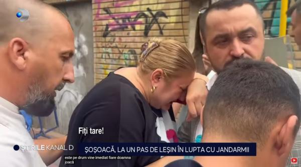 Diana Șoșoacă a făcut scandal în fața Parchetului General: "Trageți, hai! Sunt europarlamentar al statului român"