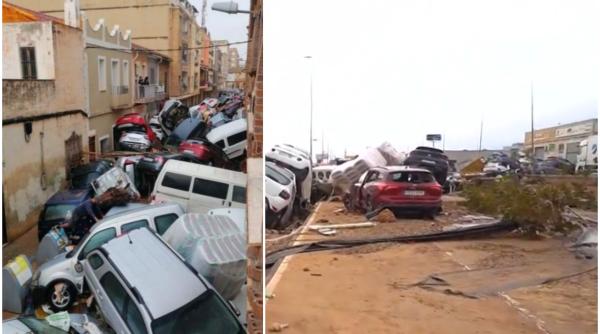 Inundații catastrofale în Spania: Guvernul scoate armata pe străzi. 155 de morți, 15 români sunt încă dispăruți