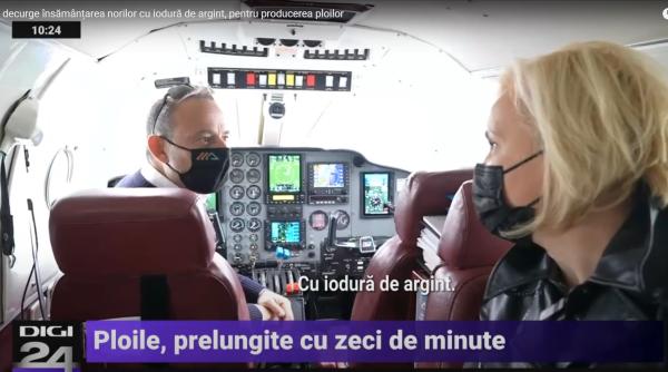 România va începe însămânțarea norilor pentru producerea precipitațiilor. Primul avion special a ajuns în țară din SUA 