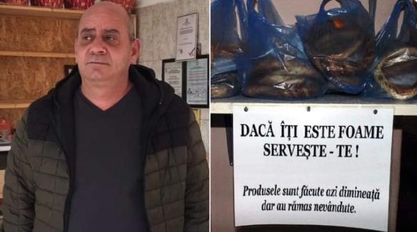 Gest impresionant din partea unui român: Oferă mâncarea rămasă la final de program, oamenilor străzii