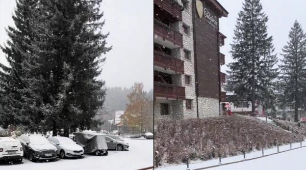 Ninsori puternice în mai multe județe din România: Poliția avertizează șoferii să fie prudenți