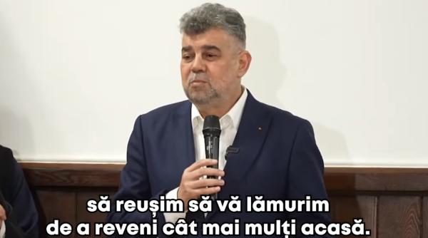 Marcel Ciolacu, mesaj după întâlnirea cu românii din Marea Britanie