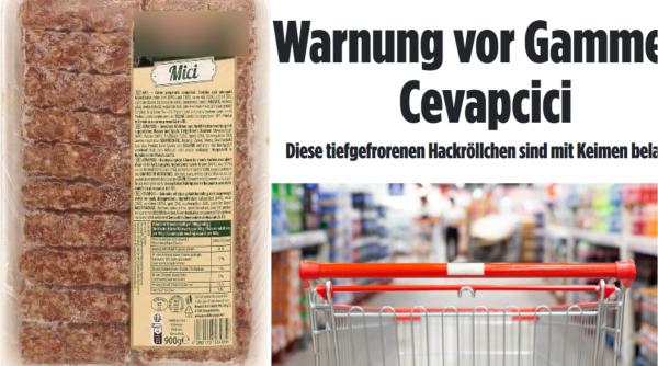 Alertă alimentară în toată Germania. Mici românești, semnalați ca "pericol pentru sănătate"