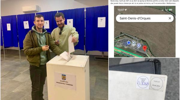 Gest superb. Voluntari cu suflet mare îi ajută pe șoferii români blocați în parcări să ajungă la vot