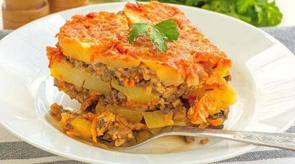 Musaca de post perfectă – Rețeta savuroasă pe care trebuie să o încerci în perioada de post!