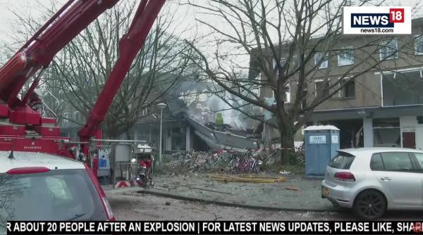 Un bloc din Haga s-a prăbușit după o explozie. Zeci de morți