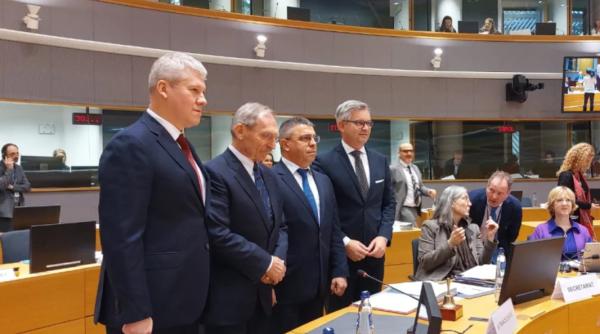 Discursul lui Cătălin Predoiu în Consiliul JAI, în care s-a votat aderarea României la Schengen deplin