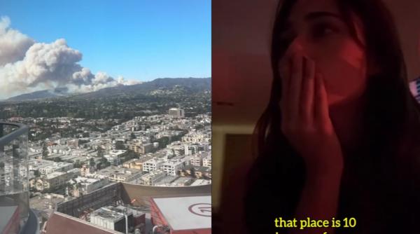 O vedetă româncă a postat imagini cutremurătoare cu incendiul din Los Angeles: „Nu am plecat încă, dar mi-am făcut bagajul”