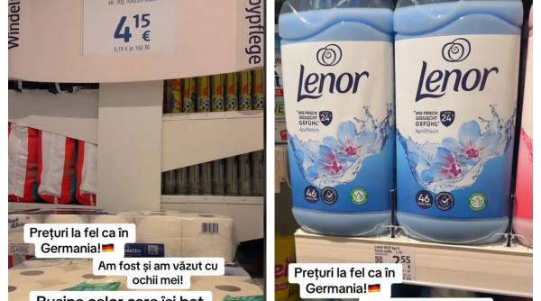 Româncă din Germania, revoltată că prețurile sunt la fel ca în România: "Uitați cât costă. Un neamț câștigă totuși minim 1800 euro"