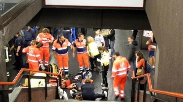 Român lovit de metrou la Milano. Tânărul va fi acuzat de întreruperea circulației transportului public 