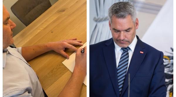 Unde s-a angajat cancelarul austriac Karl Nehammer, după ce și-a semnat demisia în sufragerie și s-a retras din politică